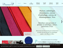 Tablet Screenshot of pactout.com